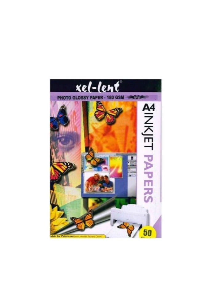 50 Piece A4 Glossy Photo Paper 180 gsm - Image 2