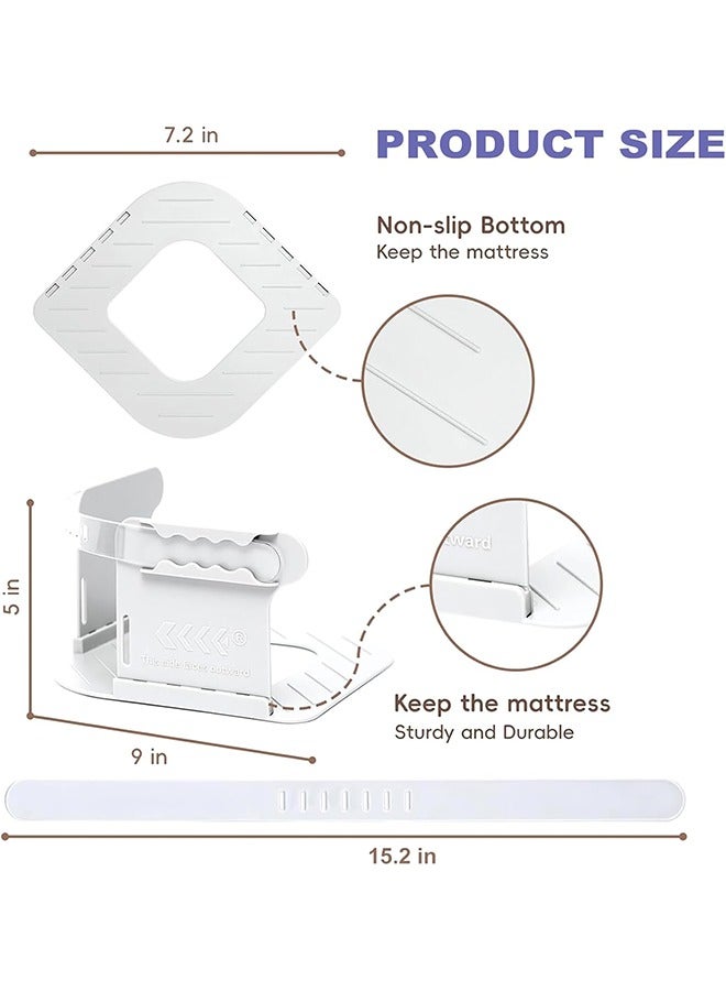 MVAQKLM  4 Pieces Bed Sheet Holder Set with Lock, Heavy Duty Non-Slip Bed Sheet Clips Fasteners,Bed Sheet Holders Fixing Corner Tightener Clips for All Size Mattress, Blankets, Bedding - Image 2