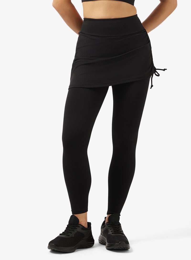 FRWD Seamless Leggings & Skirt Layered Set - Image 1