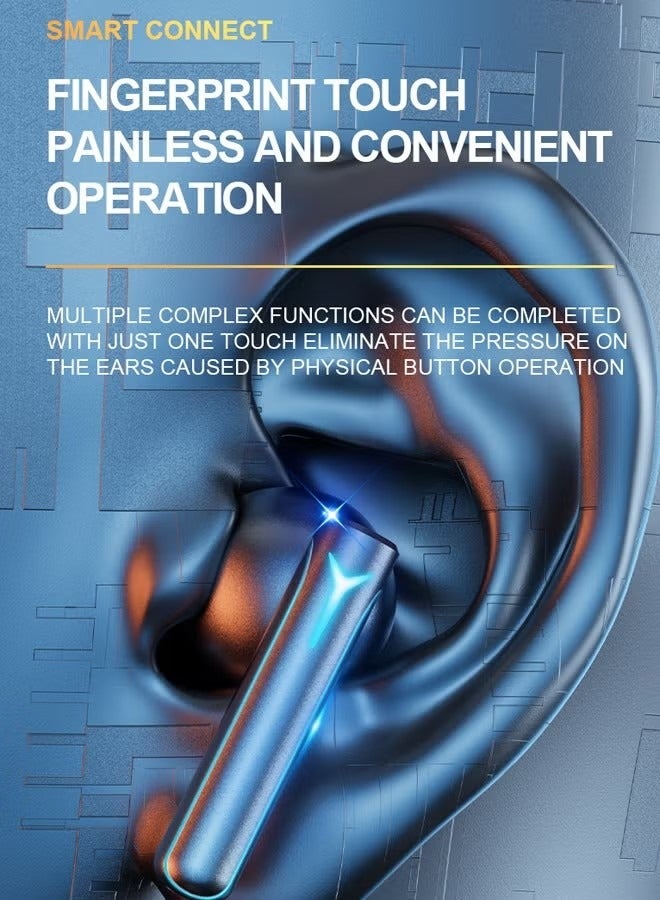 SP31 TWS Shock Bass Alloy Wireless Esports Game In-Ear Bluetooth Earphones with Noise Reduction and rotatable， Dolby Panoramic Surround Sound Effect Stereo, Suitable for Mobile Gaming PUBG  - Image 2