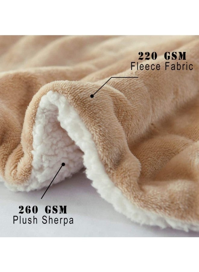 Brandonn New Born Baby Blankets All Season Fluffy 2 Layered Ac Wrapping Sheet Flannel And Sherpa Blanket For Baby Boys And Baby Girls, Toddlers 130 Cm X 105 Cm, (3-24 Months) (Lightweight) - Image 3