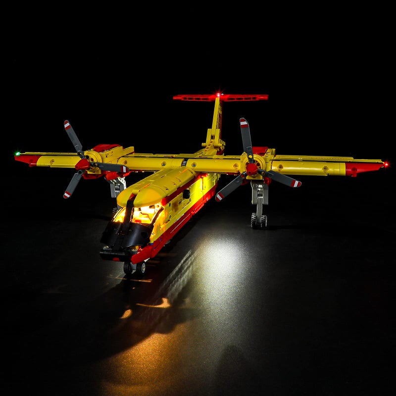 BRIKSMAX Led Lighting Kit for LEGO-42152 Firefighter Aircraft - Compatible with Lego Technic Building Blocks Model- Not Include Lego Set - Image 1
