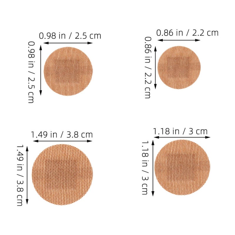Large Fabric Waterproof Breathable Adhesive Bandages 80 Pieces for Fingertips Joints Foot First Aid - Image 3