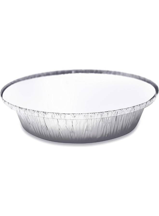 Round Deep Foil Plate With Cover (12pcs)