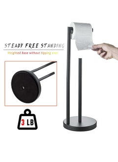 Aissiora Toilet paper towel holder Floor-standing roll holder Toilet paper holder Stainless steel Can be folded No need to drill holes Used for bathrooms  - Image 5
