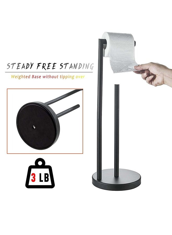 Aissiora Toilet paper towel holder Floor-standing roll holder Toilet paper holder Stainless steel Can be folded No need to drill holes Used for bathrooms  - Image 5