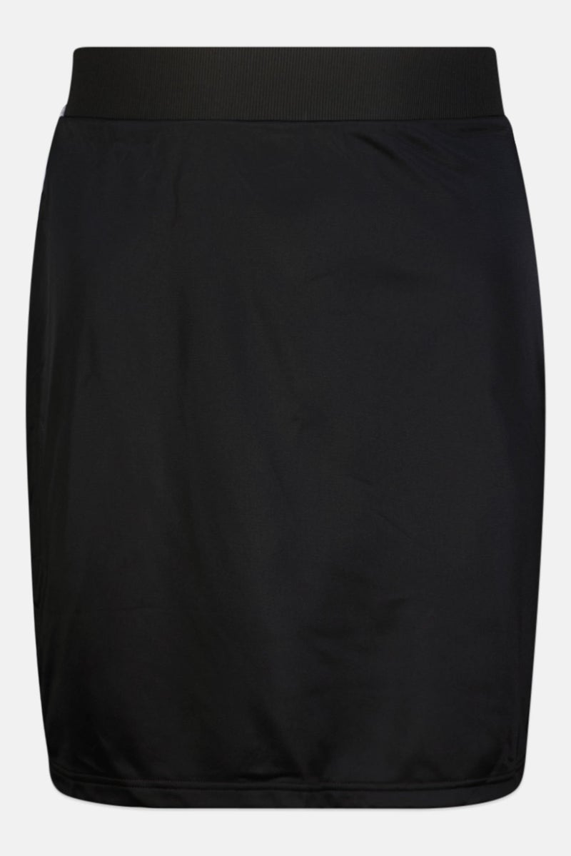 FILA Women Plus Size Brand Logo Midi Skirts, Black - Image 3