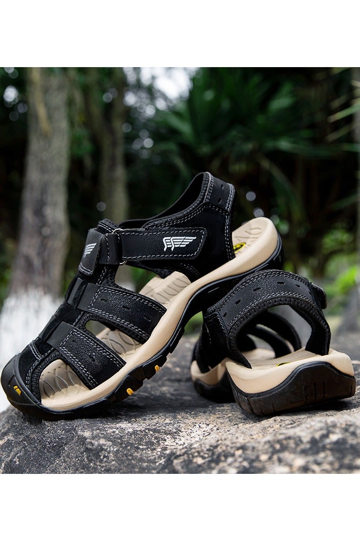 Men Fashion Summer Sport Sandals Beach Water Hiking Shoes Comfort Breathable Casual Non-slip Indoor Outdoor Sandal - Image 3