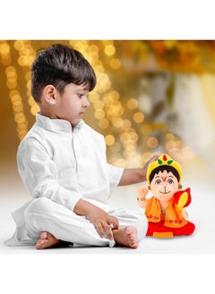 Webby Webby Plush Hanuman Soft Toys for Kids | Decoration Items for Home Décor, Car Dashboard, and Office Table | God Statue for Festival | Diwali | Birthday Gift for Kids, Family and Friends  - Image 4