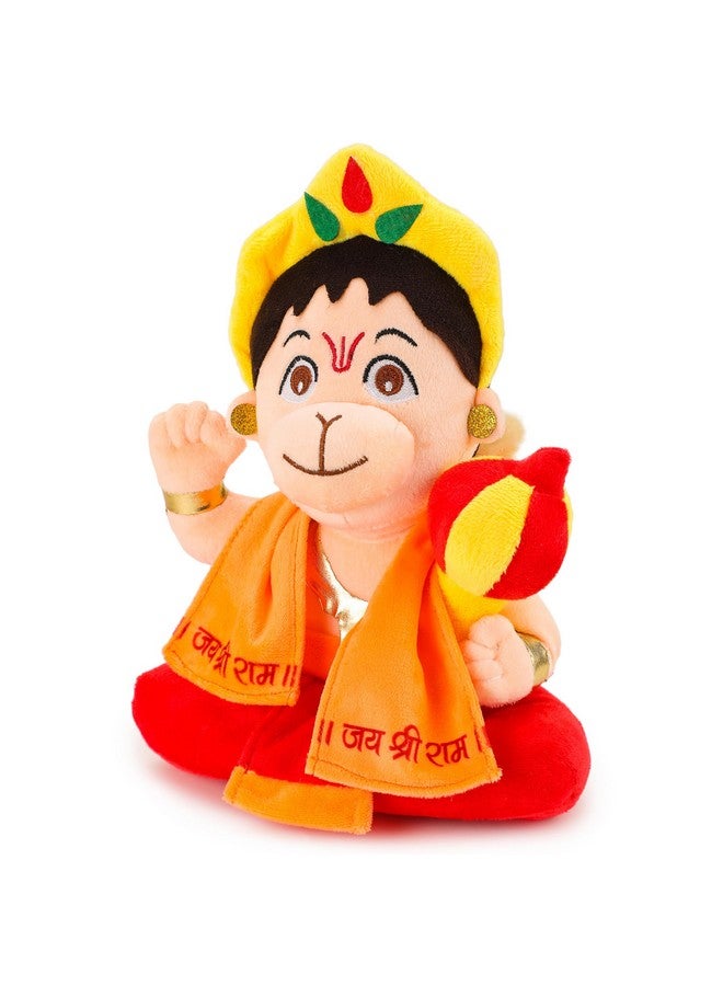 Webby Plush Hanuman Soft Toys for Kids | Decoration Items for Home Décor, Car Dashboard, and Office Table | God Statue for Festival | Diwali | Birthday Gift for Kids, Family and Friends - Image 2