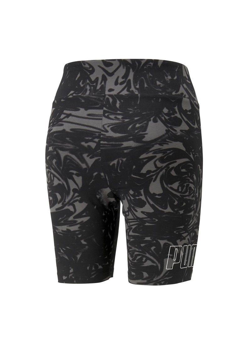 PUMA - 7" Power High Waist Aop Shorts - Image 1
