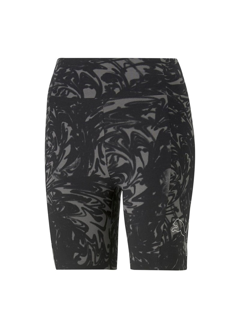 PUMA - 7" Power High Waist Aop Shorts - Image 1