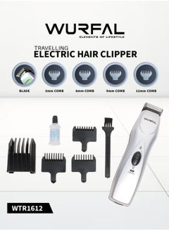 Wurfal Electric Hair Trimmer With 5 Combs Setting, Rechargeable Cordless Hair Clipper  - Image 2