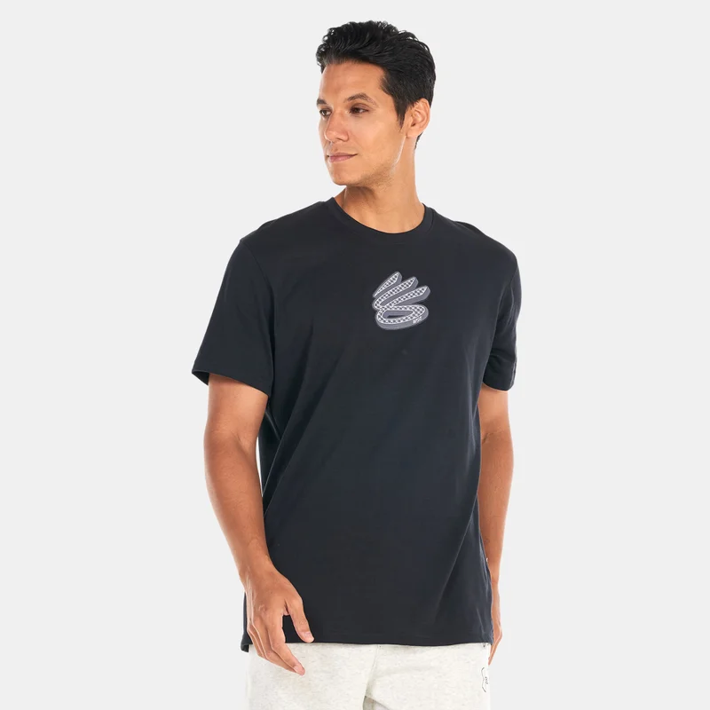 UNDER ARMOUR Men's Curry Logo Heavyweight T-Shirt