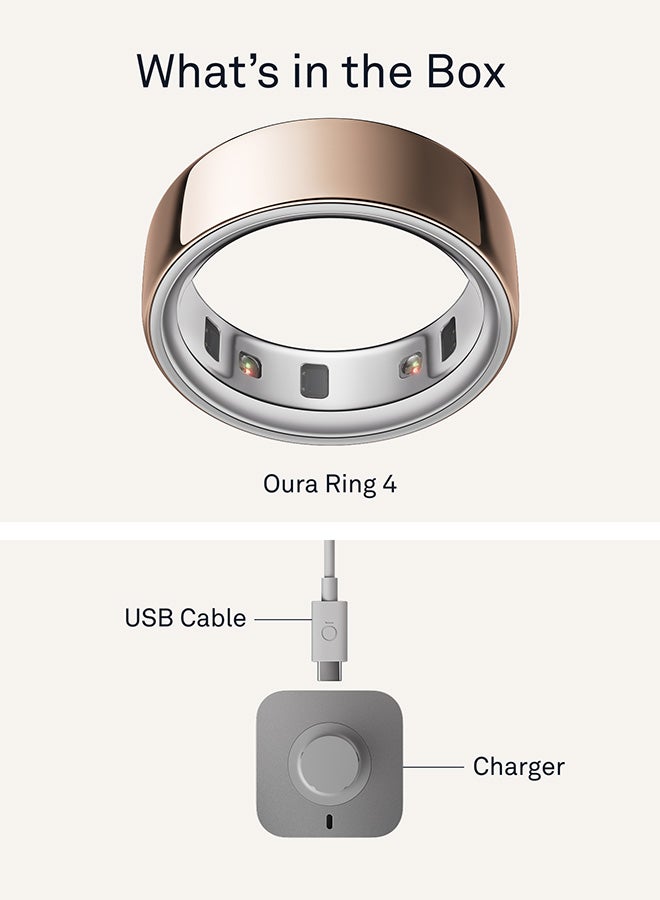 Oura Ring 4 Rose Gold  - Size 15 - Image 3