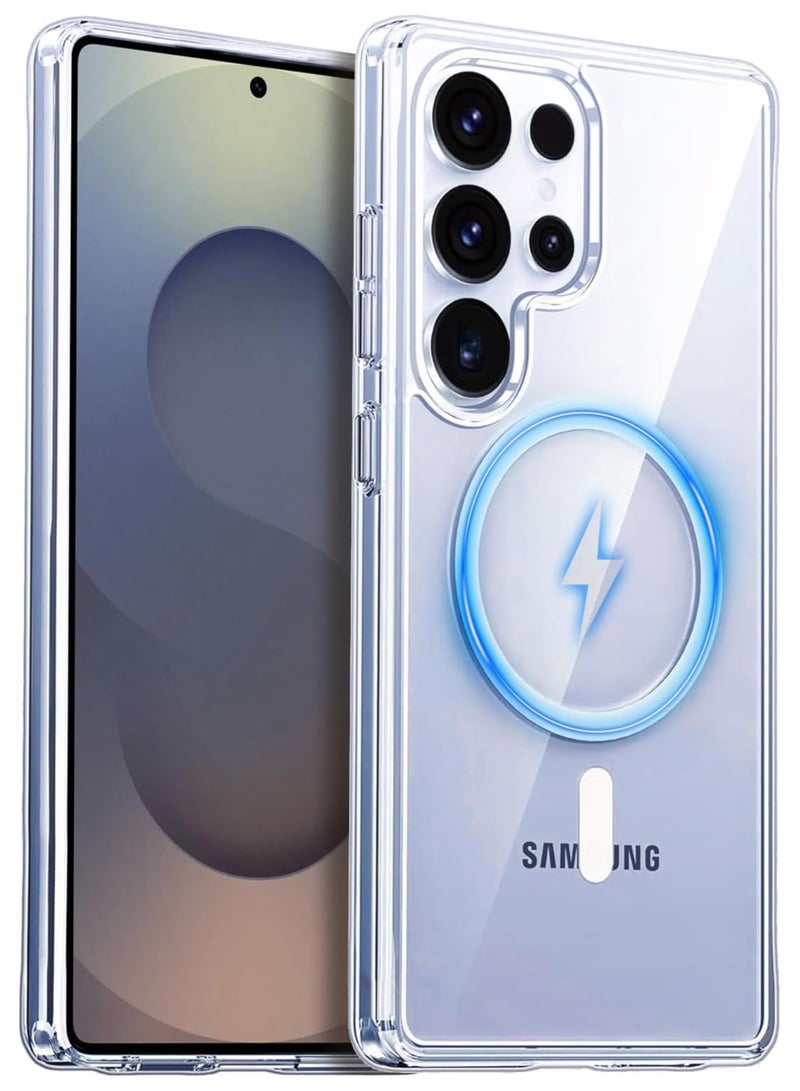 Wireless Charging Case Cover For Samsung S25 Ultra - Clear - Image 1