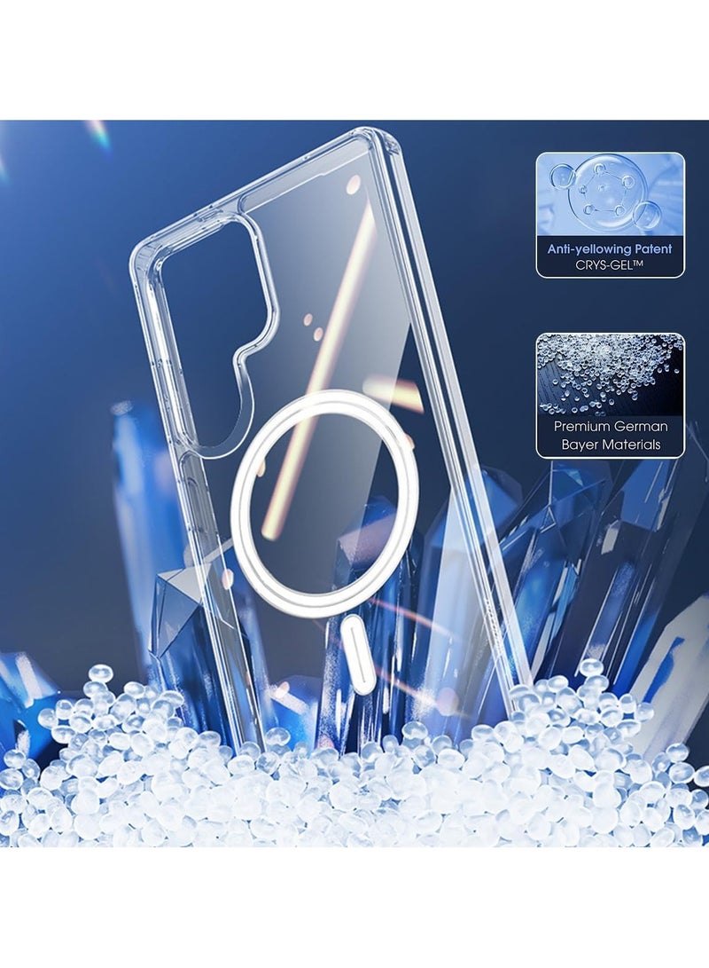 Wireless Charging Case Cover For Samsung S25 Ultra - Clear - Image 3