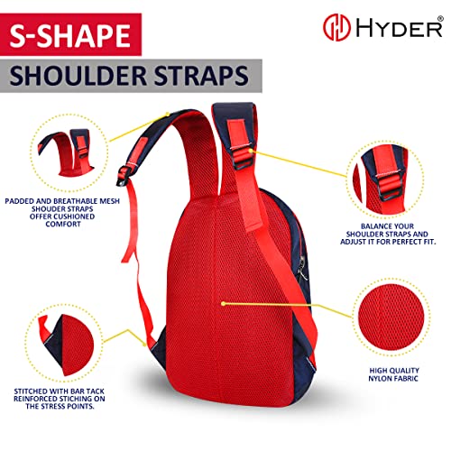 HYDER Kids 20L Small Superhero Pattern Cartoon Best Stylish Waterproof Lightweight Casual/Picnic/Tuition/School Bag/Backpack for Children Boys And Girls (Navy Blue) - Image 4