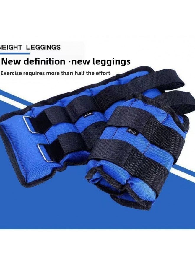 Generic - Fitness Sandbags Leggings Weight-bearing Running Dance Training Students Ankle Invisible Leg Wrist Sports Sandbags For Men And Women-Color:.hand Binding 3kg + Leggings 6kg [4 Pieces In Total] - Image 1