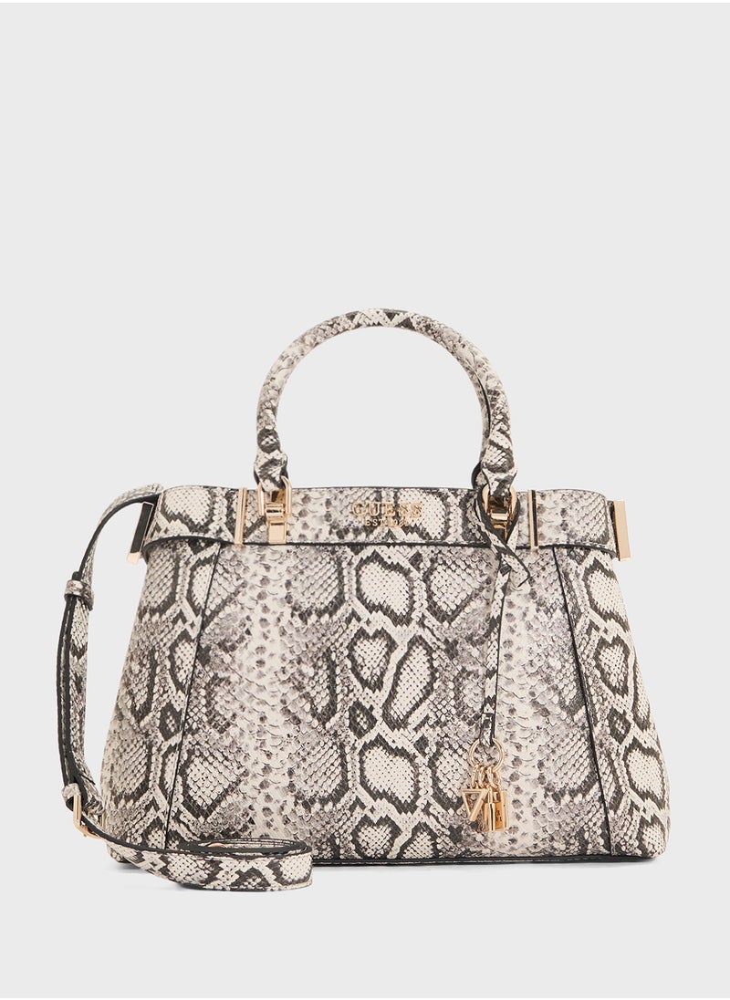 GUESS - Anadela 3 Comp Satchel - Image 1