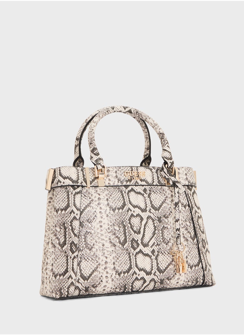 GUESS - Anadela 3 Comp Satchel - Image 1