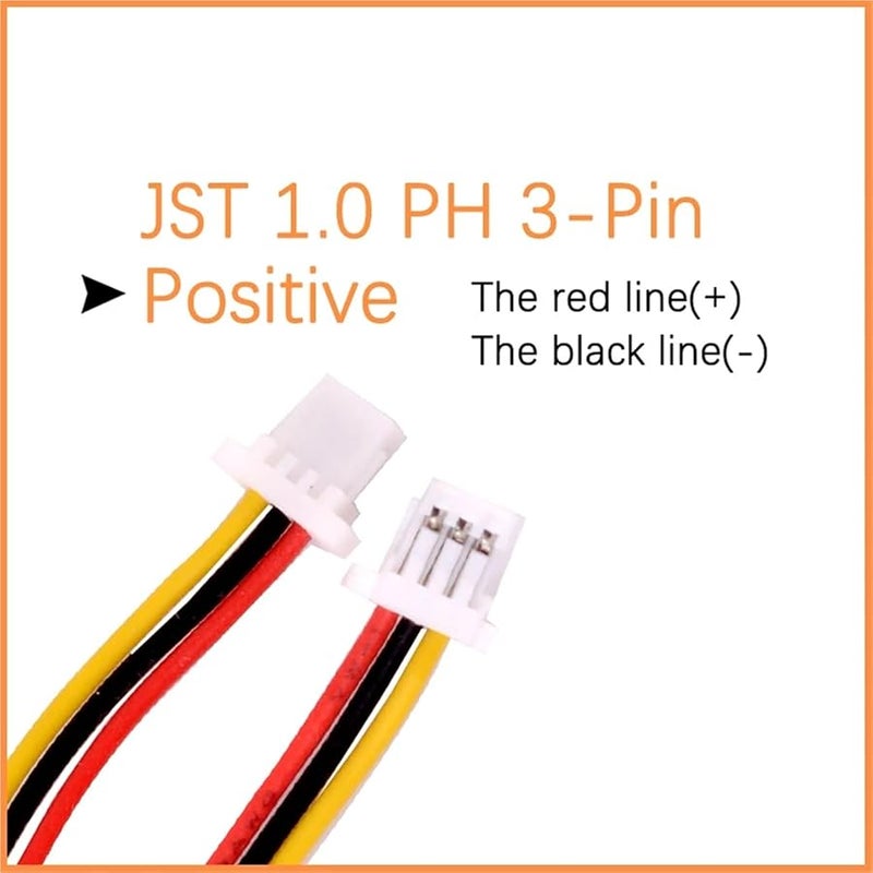 602040 3 7V 500mAh Rechargeable Battery With 1 0 3P Cable 5CM - Image 3