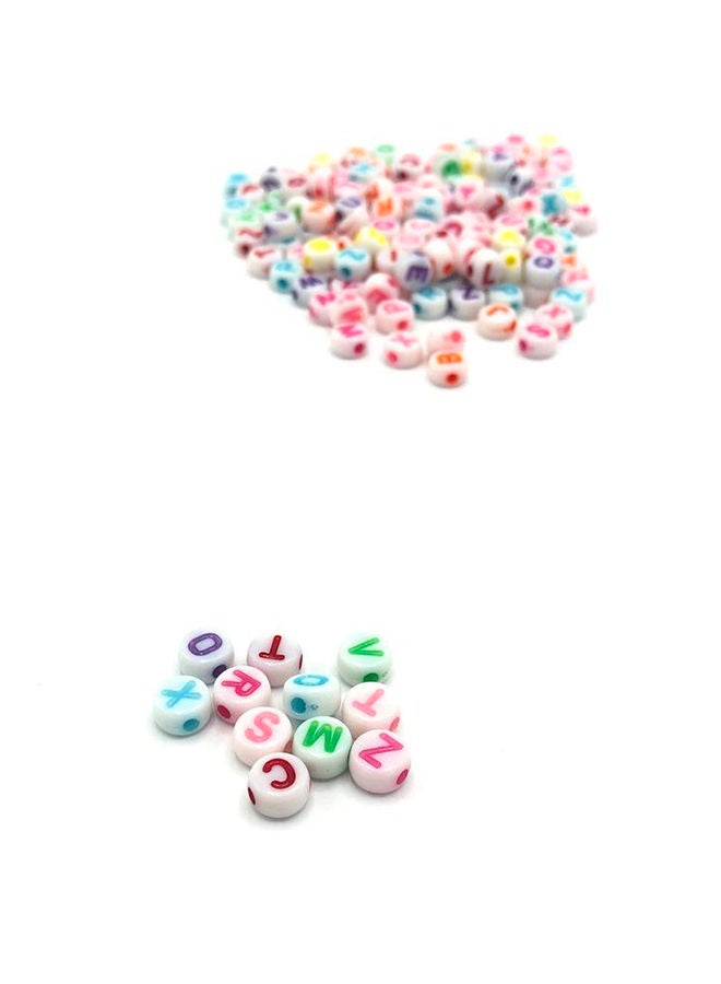 نيبمينينت مجموعة خرز دائري للحرف اليدوية يمكنك صنعها بنفسك مكونة من 1900 قطعة 0.4X0.7سم - Image 2