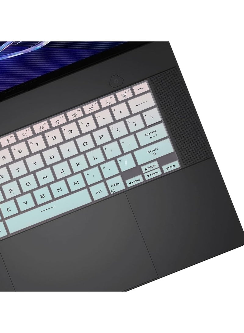 4-Piece Keyboard Sleeve Compatible Asus ROG Zephyrus G16 (2024) GU605 16-inch Gaming Laptop Silicone TPU Keyboard Protective Leather - Image 3