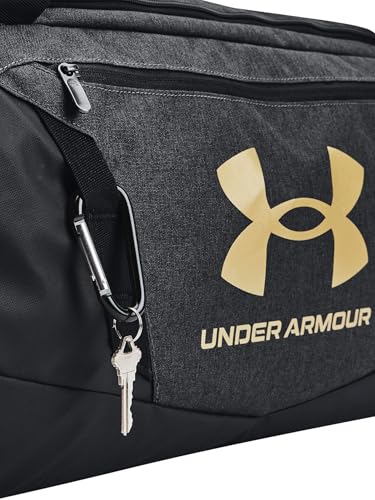 UNDER ARMOUR حقيبة دفل غير قابلة للتحدي 5.0 للبالغين من أندر أرمور، أسود ميديم هيثر (002)/ذهبي معدني، ميديم - Image 5