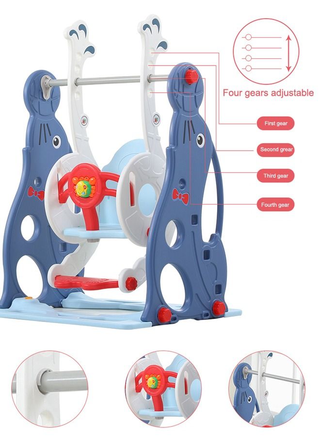 XIANGYU Indoor And Outdoor Baby Playground Cartoon Pattern Swing Set Toy - Image 3