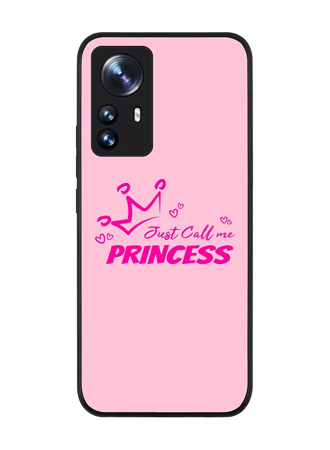 Stylizedd Rugged Black edge case for Xiaomi 12 / Xiaomi 12X Slim fit Soft Case Flexible Rubber Edges Anti Drop TPU Gel Thin Cover - Just call me princess - Image 1