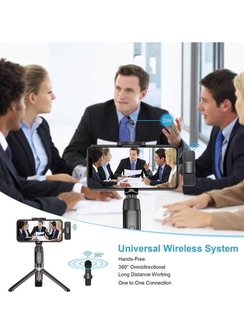 Generic Wireless Lavalier Microphone for Type-C Phone- Plug-Play Wireless Mic with 2 Microphone for USB-C Android Phone Video Recording- Interview- Vlog- Auto Sync and Noise Reduction- 2.4G  - Image 3