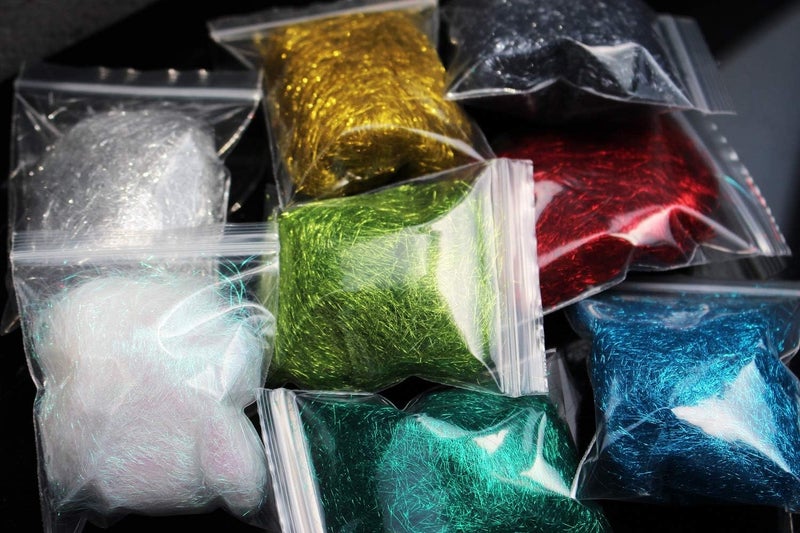 Tigofly 8 Packs 2g/Pack ICE Dubbing Ice Dub Thread Wing Body Trout Nymph Fly Fishing Tying Materials 16 Colors to Choose - Image 1