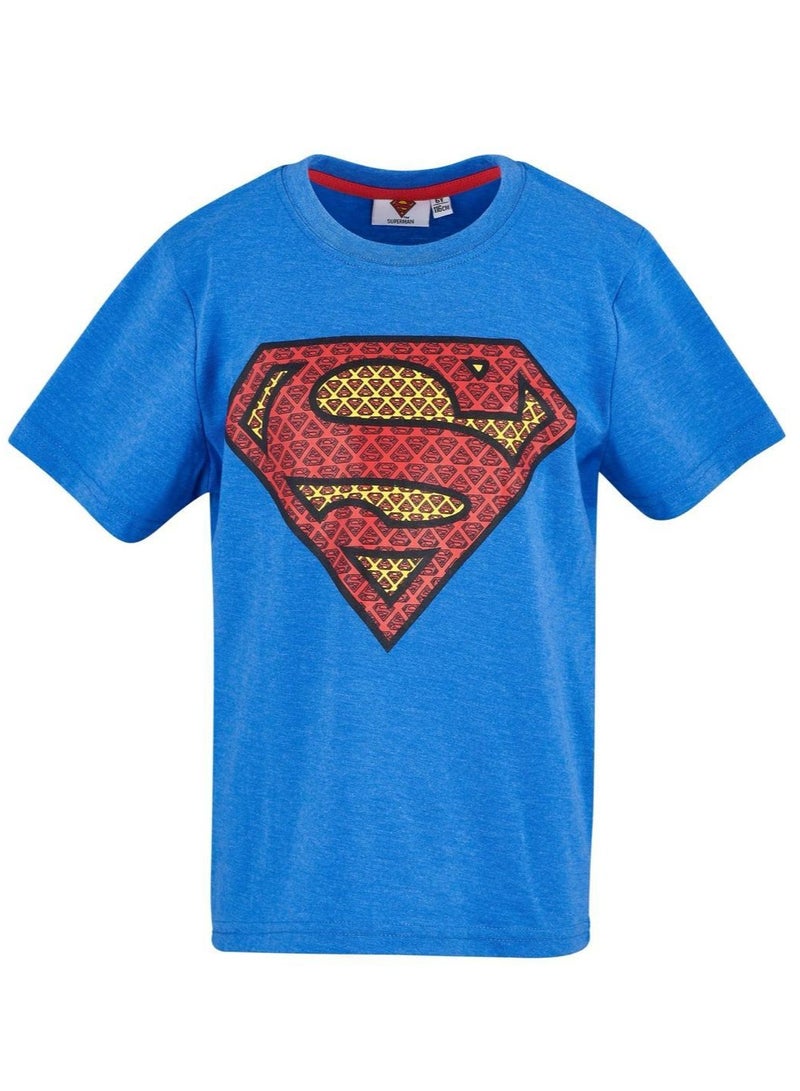 SUPERMAN DC SUPERMAN Boy T-Shirt by 100% cotton  kids tv - Image 1