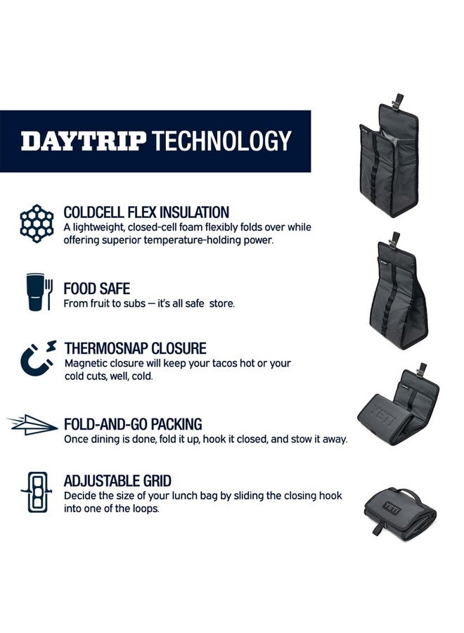 YETI YETI Daytrip Packable Lunch Bag, Wild Vine Red  - Image 3