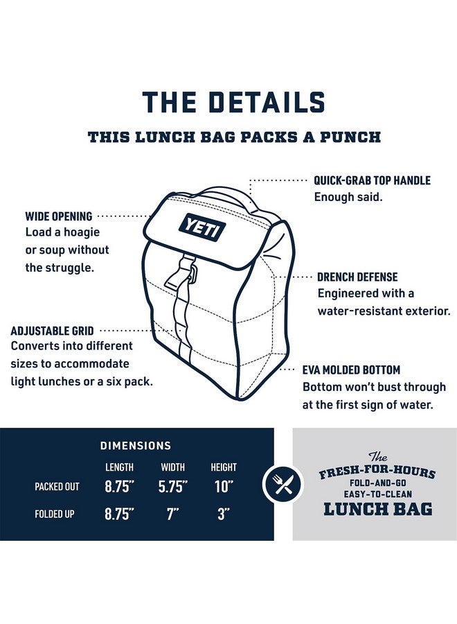 YETI YETI Daytrip Packable Lunch Bag, Wild Vine Red  - Image 2