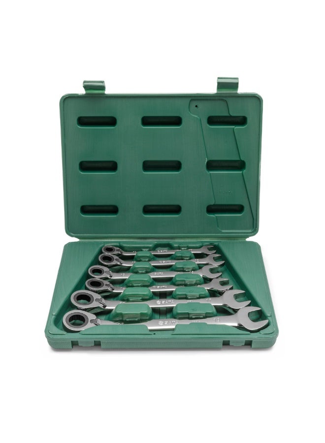 SATA GL09080 6-Piece Metric Reversible Ratcheting Wrench Set - Image 2