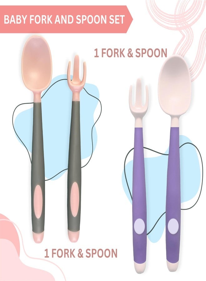 Bembika Baby Feeding Spoons with BPA Free Material, Gum Friendly, Self Feeding, 3 Pack (BE2336) - Image 2