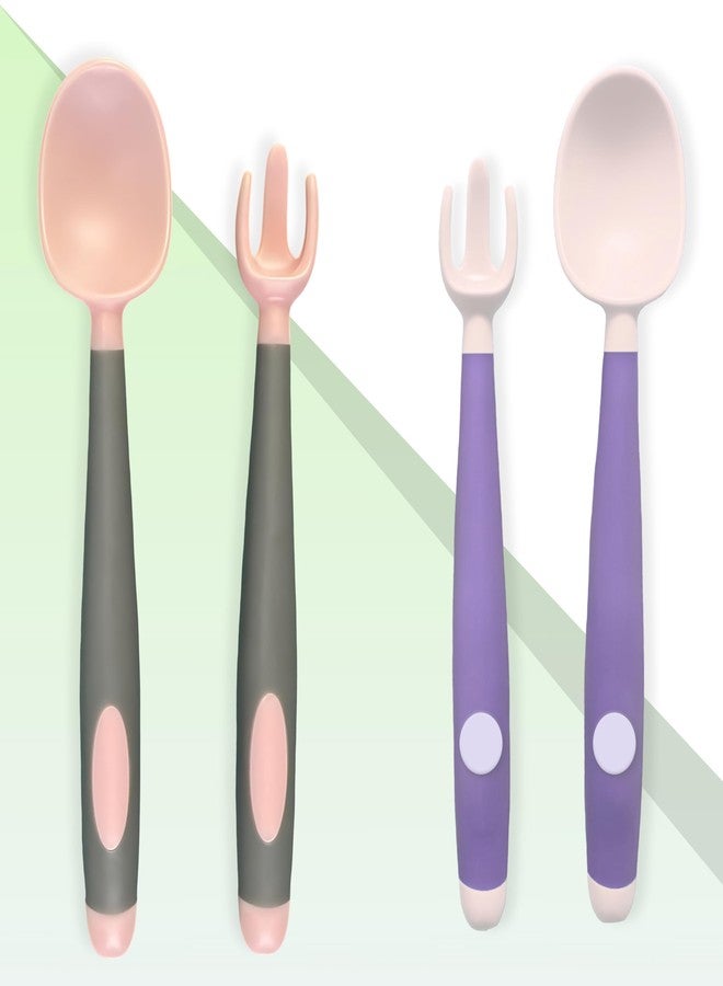 Bembika Baby Feeding Spoons with BPA Free Material, Gum Friendly, Self Feeding, 3 Pack (BE2336) - Image 1