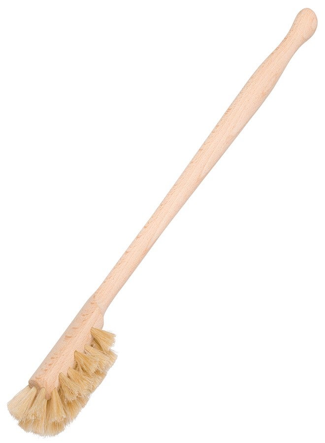 REDECKER Horsehair Drinking Bottle Brush with Beechwood Handle, 13-3/4-inches - Natural Wooden Bottle Brush - Made in Germany - Image 1