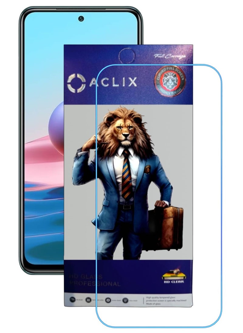 ACLIX Antistatic ESD Dustproof Premium Quality High Definition Clear Tempered Glass Screen Protector Designed For Xiaomi Redmi Note 10 - Image 1