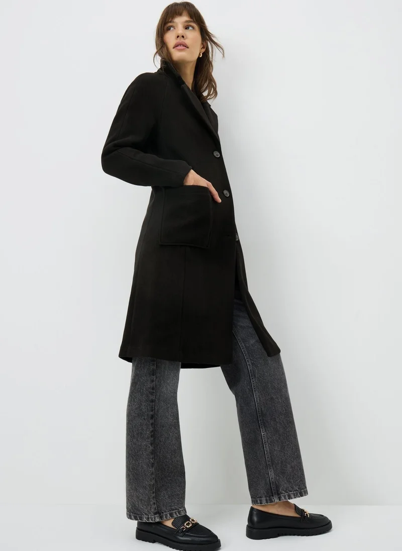 ماتلان معطف ذكي أسود