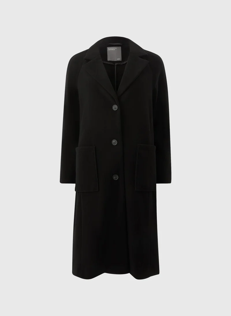 ماتلان معطف ذكي أسود