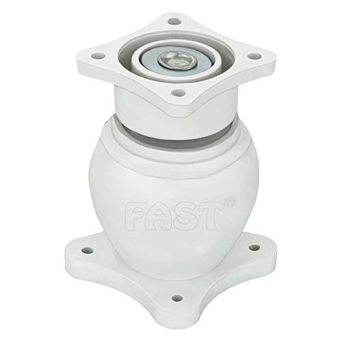 FAST DM02P Heavy Wall Mounted Magnetic Door Stopper Catcher 5 Number Size for Doors Stop 4pcs (White) - Image 2