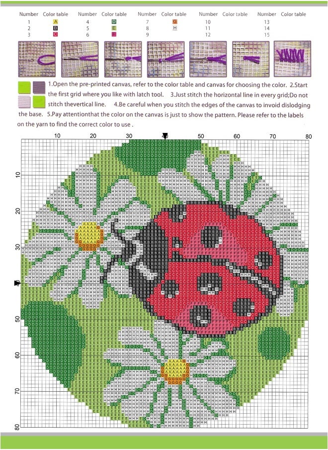 Cat Latch Hook Kits Rug Making Kits Diy For Kids Adults With Printed Canvas Pattern 17 X 17