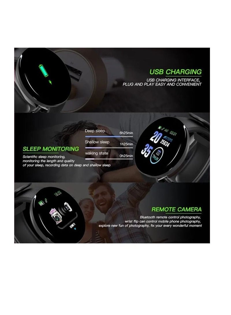 AROAQ Smart Watch Men Blood Pressure Watch Sport For Android IOS Monitor Fitness Tracker - Image 4
