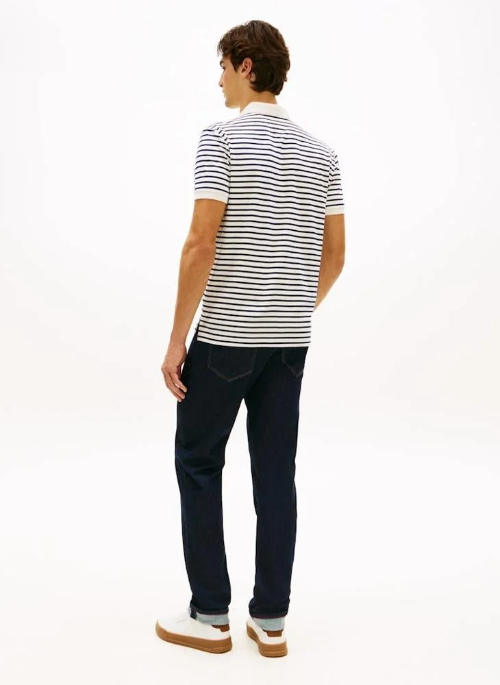 TOMMY HILFIGER Regular Fit Flag Embroidery Polo Shirt
