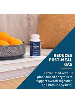 Dr. Tobias Digestive Enzymes with Amylase, Bromelain, Lipase, Lactase, Protease, Papain & More, Digestion Supplement with 18 Enzymes for Digestion and Gut Health, 30 Capsules, 15 Servings  - Image 3