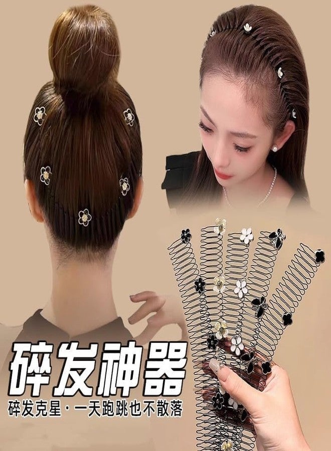 GONIPIMI Invisible Hair Clips U Shape Hair Finishing Fixer Comb Stretchy Hairpin Cute Invisible Hair Holder U Pin Hair Clips Hair Styling Tools - Image 2