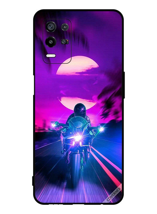 Covernex Protective Case Cover For Oppo K9x Biker Leaving Moon Behind - Image 1